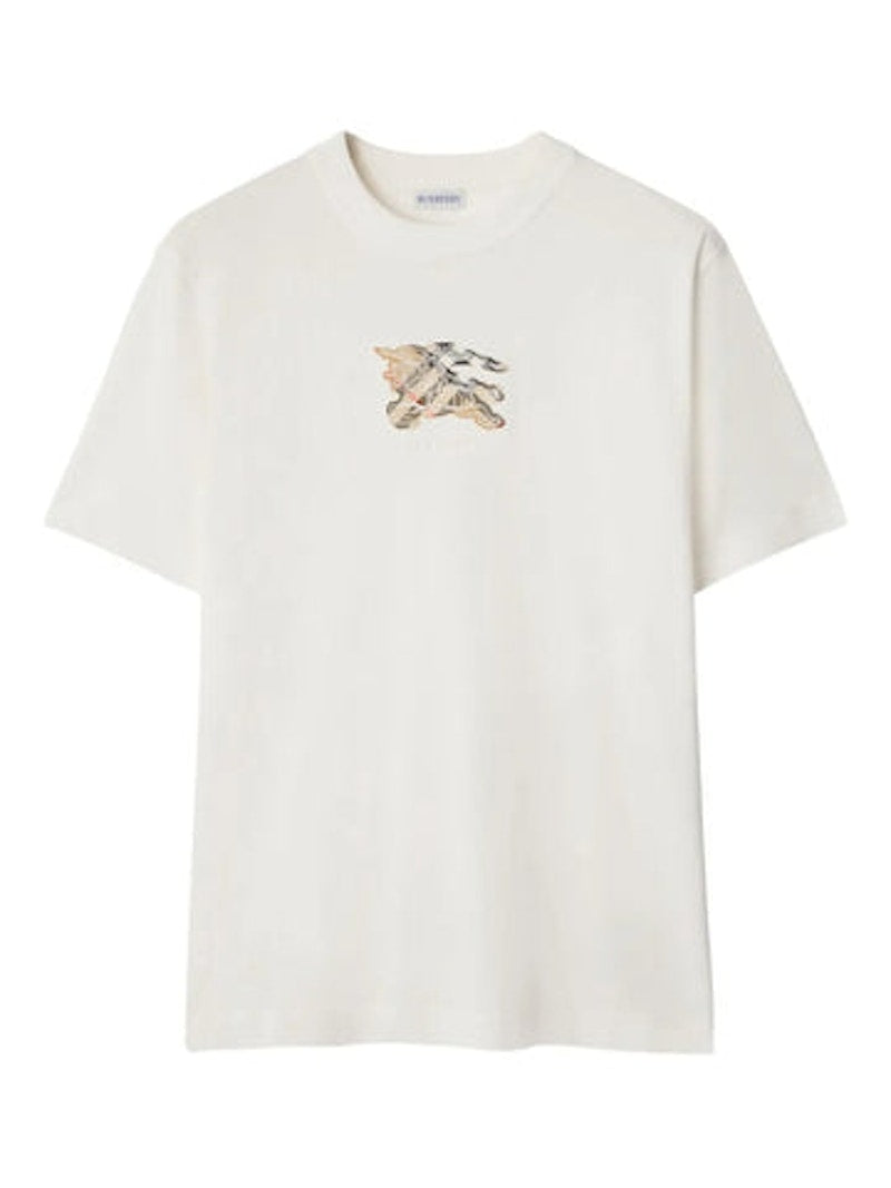 Burberry Short Crew Neck Sleeve T-shirt Chalk
