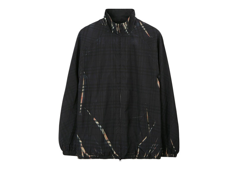 Burberry Sliced Check Jacket Black/Archive Beige