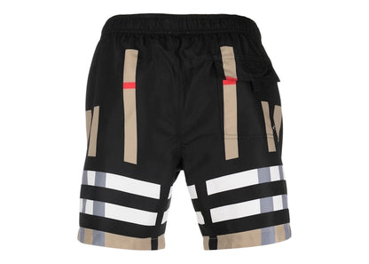 Burberry Sliced Check Swim Shorts Archive Beige/Black