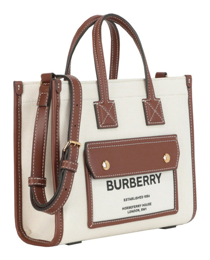 Burberry Small Freya Tote Camel