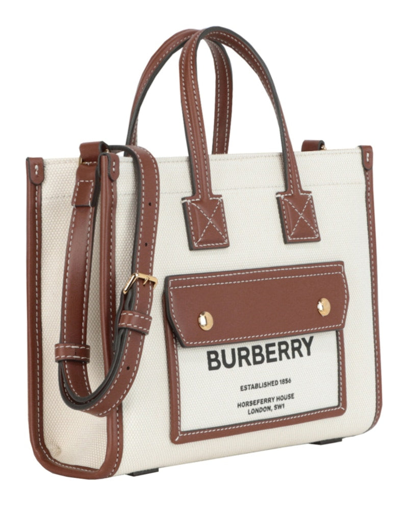 Burberry Small Freya Tote Camel