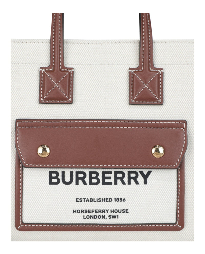 Burberry Small Freya Tote Camel