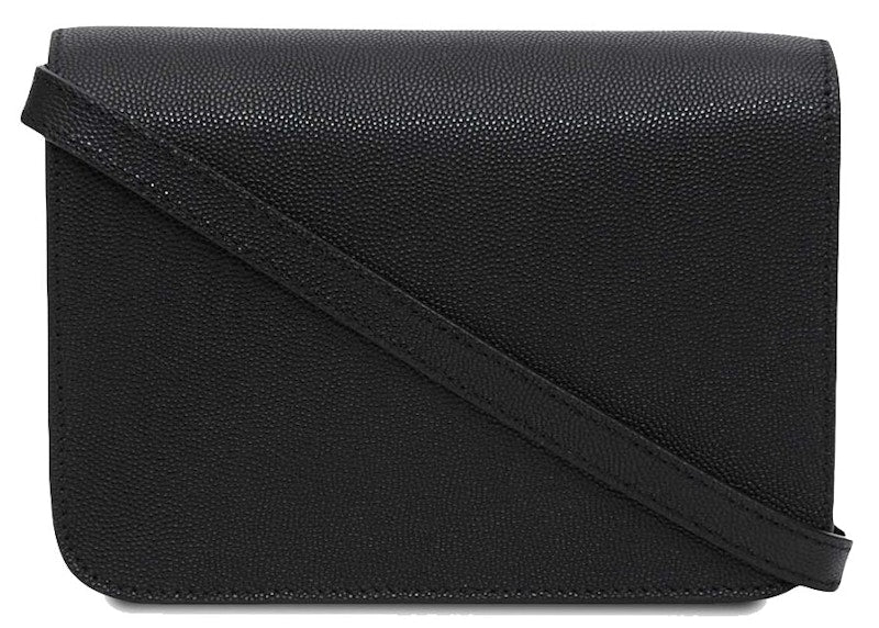 Burberry Small Grainy Leather TB Bag Black