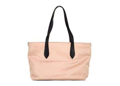Burberry Small Logo Branded Econyl Nylon Tote Rose Beige
