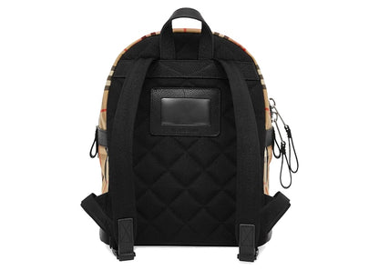 Burberry Small Nico Check Backpack Canvas/Leather