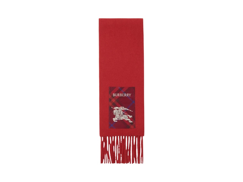 Burberry Solid Label Scarf Rust