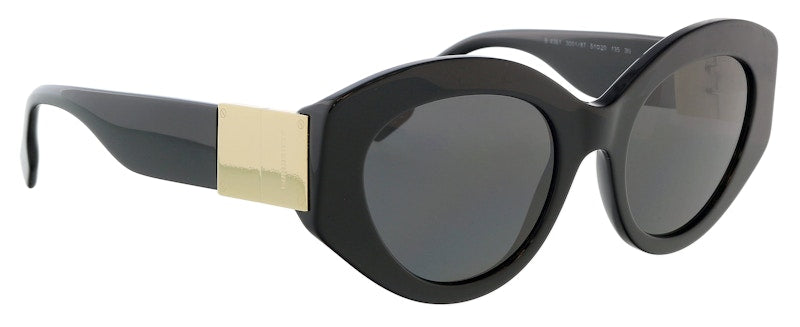 Burberry Sophia Oval Sunglasses Black (0BE4361 30018751)