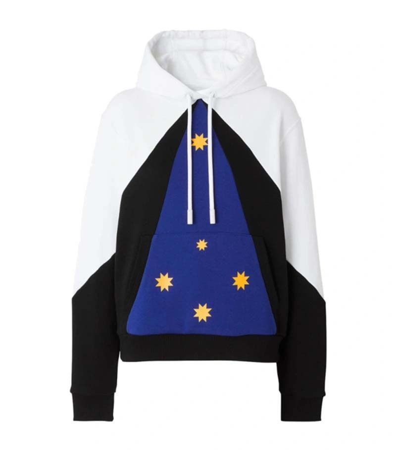 Burberry Southern Cross Graphic Hoodie Blue/White