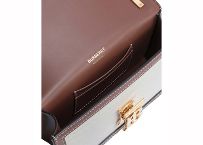 Burberry TB Elongated Crossbody Beige/Brown