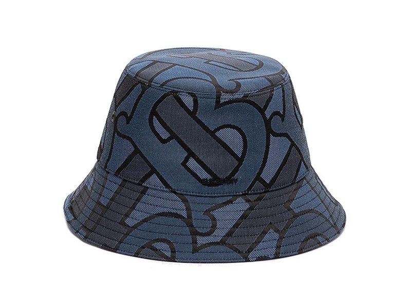 Burberry TB Jacquard Bucket Hat Blue