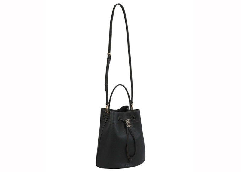 Burberry TB Logo Bucket Bag Black