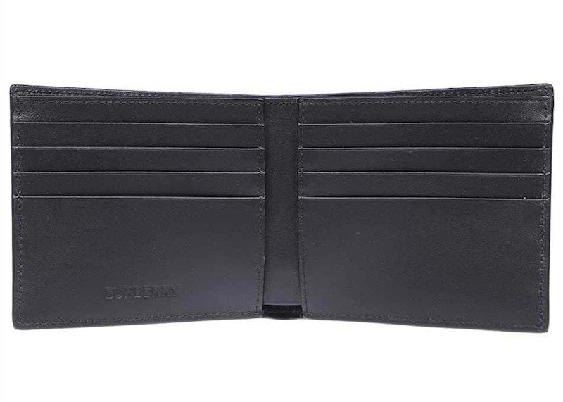 Burberry TB Monogram Bifold Wallet Navy