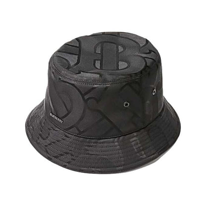 Burberry TB Monogram Jacquard Bucket Hat Black