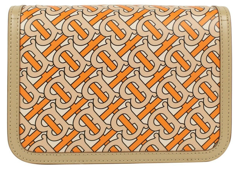 Burberry TB Shoulder Bag Monogram Small Beige/Orange