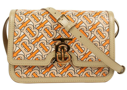 Burberry TB Shoulder Bag Monogram Small Beige/Orange