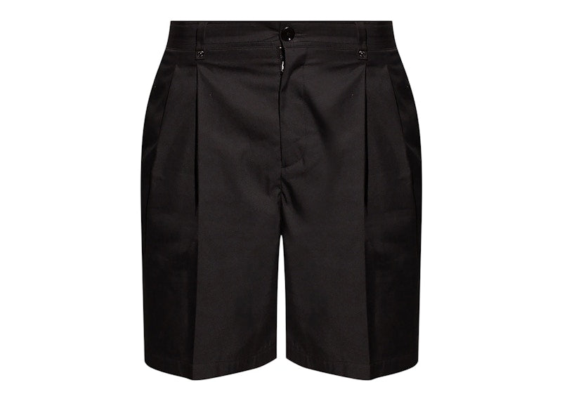 Burberry Techincal Cotton Tailored Shorts Black
