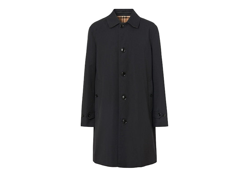 Burberry The Mid-Length Paddington Heritage Car Coat Black