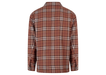 Burberry Traditional Check Print Jacket Brown