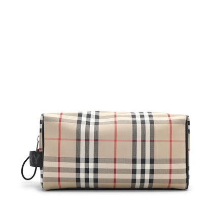 Burberry Travel Pouch Vintage Check Archive Beige