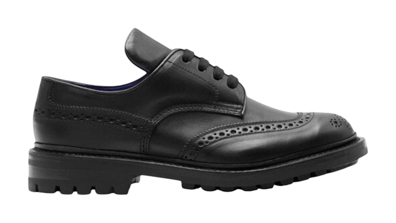 Burberry Tricker's Leather Devon Brogues Black