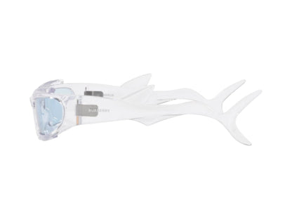 Burberry Turner Shark Sunglasses Clear