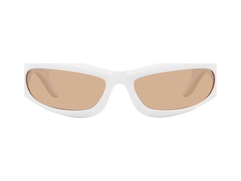 Burberry Turner Shark Sunglasses White/Light Brown
