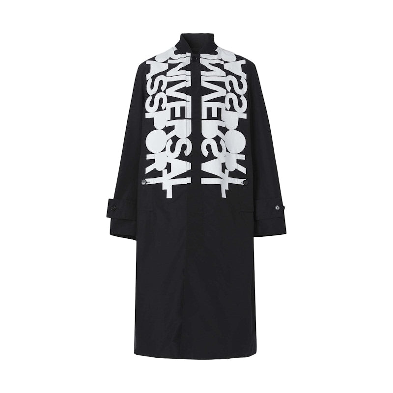 Burberry Universal Passport Coat Black/White