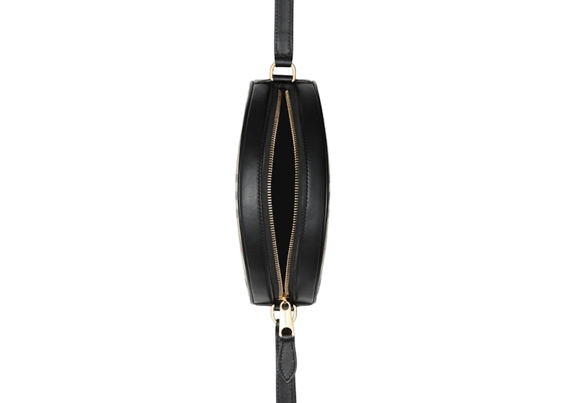 Burberry Vintage Check And Leather Louise Crossbody Bag Archive Beige/Black