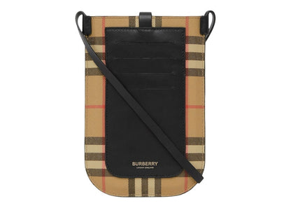 Burberry Vintage Check Anne Phone Case with Strap Archive Beige/Black
