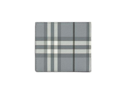Burberry Vintage Check Bifold Wallet (8 Card Slot) Storm Grey Check