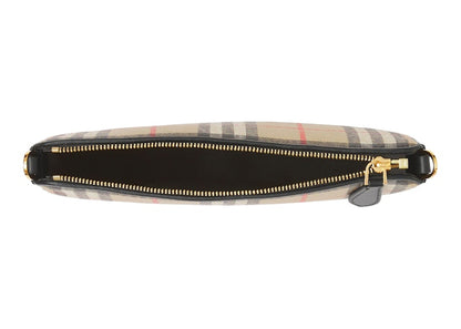 Burberry Vintage Check Cotton Olympia Pouch Archive Beige