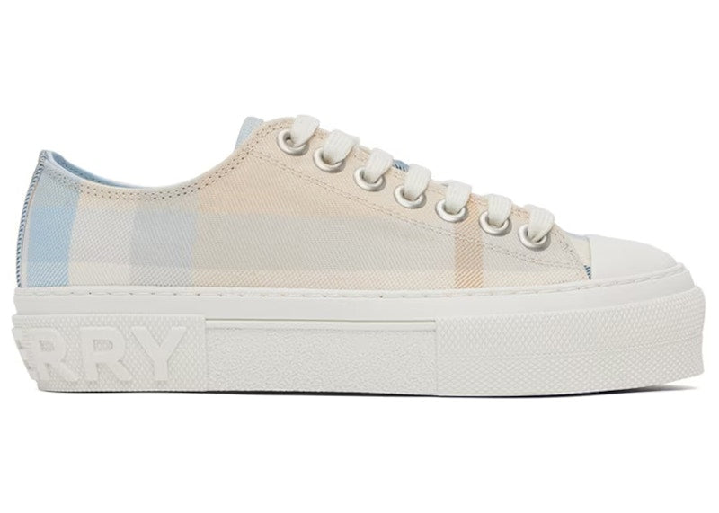 Burberry Vintage Check Cotton Sneaker Soft Blue Chalk (Women's)