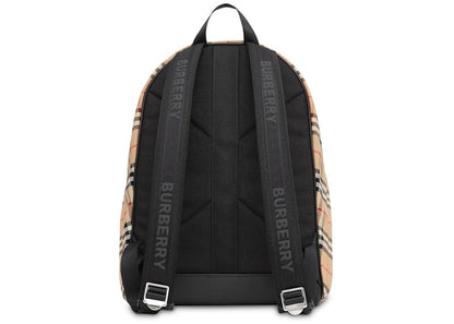 Burberry Vintage Check Nylon Backpack Archive Beige