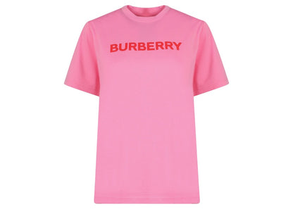 Burberry Women's Frontal Logo Cotton T-Shirt Pink
