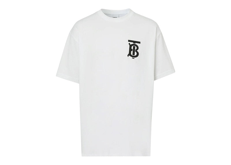 Burberry Women's Monogram Motif Oversized T-shirt White