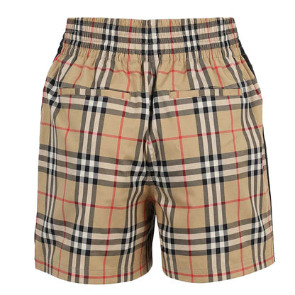 Burberry Womens Stretch Cotton Shorts Vintage Check
