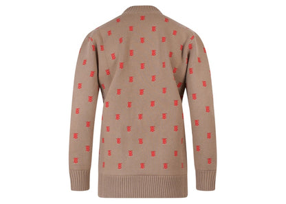 Burberry Women's Wool And Cashmere Cardigan Beige