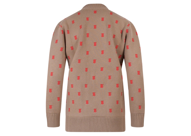 Burberry Women's Wool And Cashmere Cardigan Beige