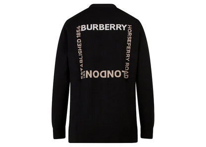 Burberry Women's Wool Blend Cardigan Black