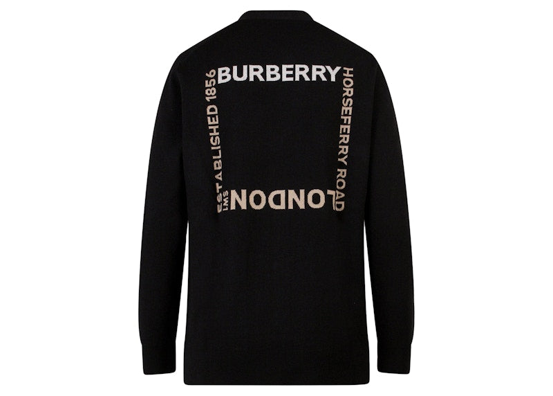 Burberry Women's Wool Blend Cardigan Black