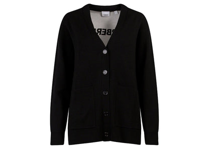 Burberry Women's Wool Blend Cardigan Black