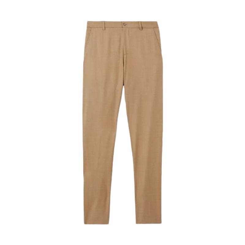 Burberry Wool Tailored Trackpants Beige
