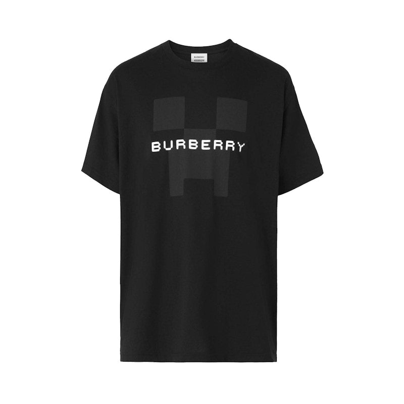 Burberry x Minecraft Logo Print Cotton T-shirt Black