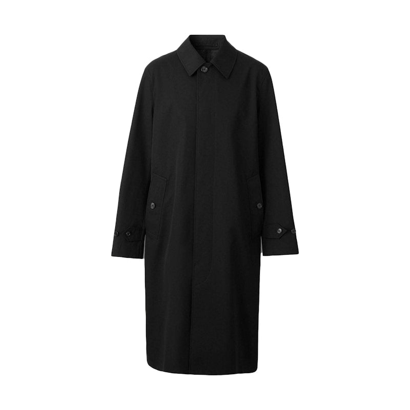 Burberry x Minecraft Monogram Motif Cotton Gabardine Car Coat Black