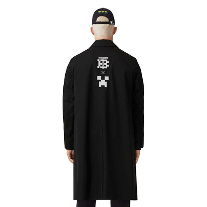 Burberry x Minecraft Monogram Motif Cotton Gabardine Car Coat Black