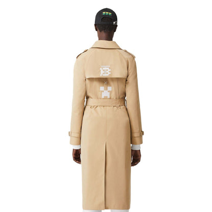 Burberry x Minecraft Monogram Motif Waterloo Trench Coat Honey