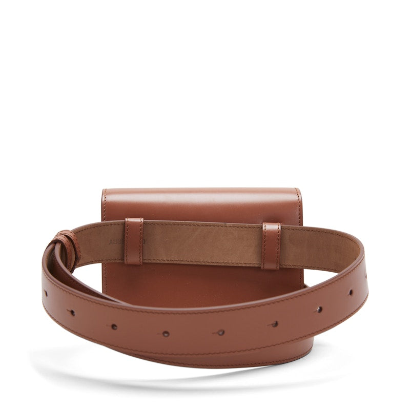 Burberry Belted Leather TB Bag Malt Brown