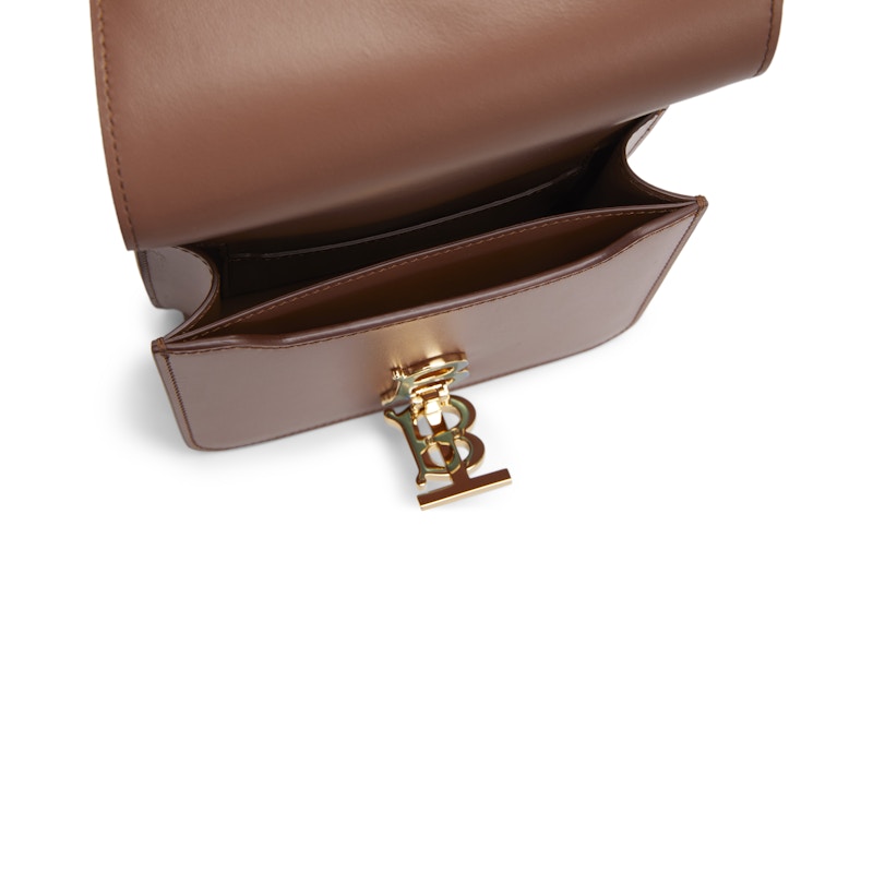 Burberry Belted Leather TB Bag Malt Brown