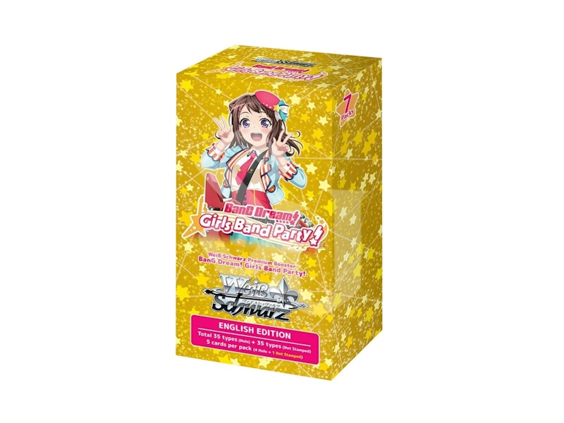 Bushiroad Weiss Schwarz Premium Booster BanG Dream! Girls Band Party! Box