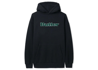 Butter Goods x Kangol Wordmark Chenille Pullover Hoodie Black